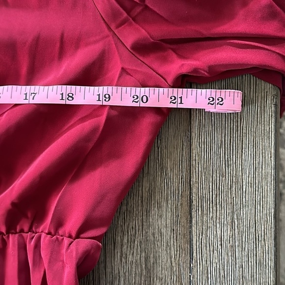 Nikki Lund Sienna Long Sleeve Faux Wrap Dress - Picture 13 of 13